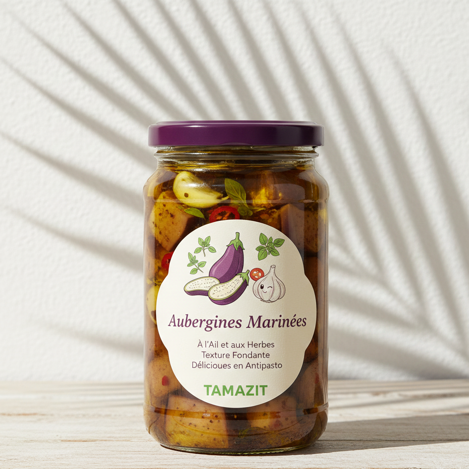 Aubergines Marinées TAMAZIT