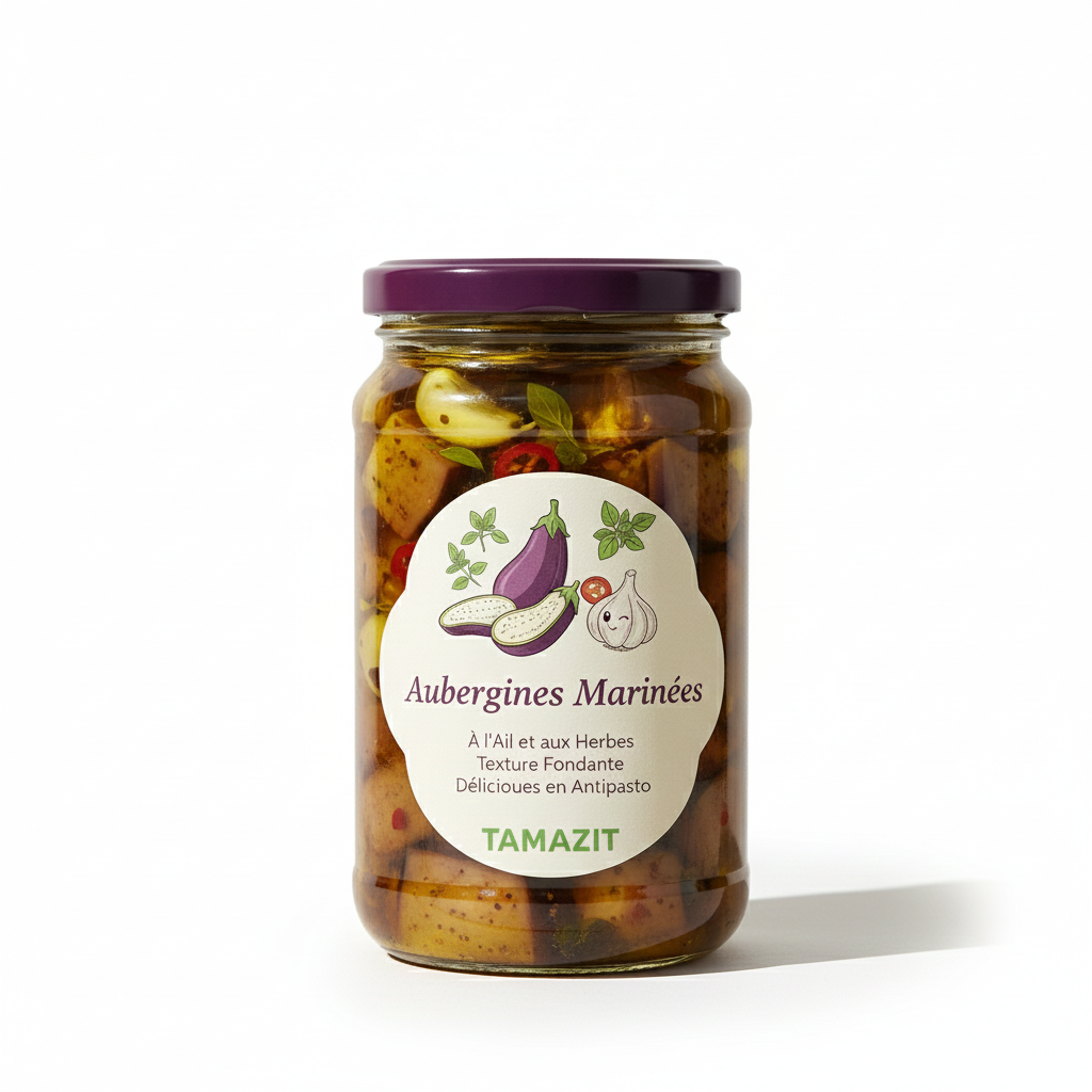 Aubergines Marinées TAMAZIT